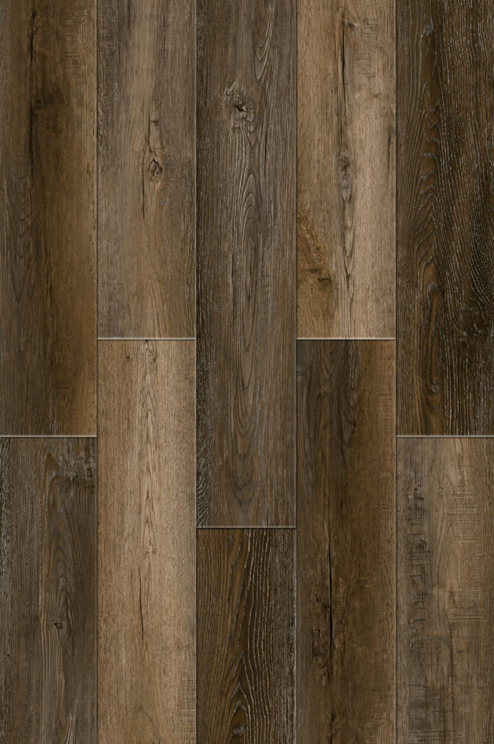 A dark brown Wedgewood flooring