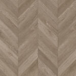 A pale brown Herringbone flooring